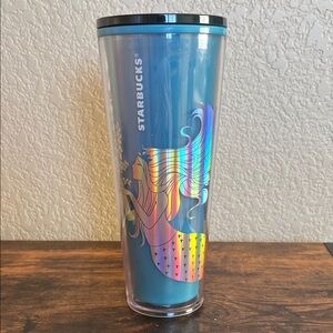 🆕 Starbucks 2021 Holiday Siren Mermaid color-changing tumbler